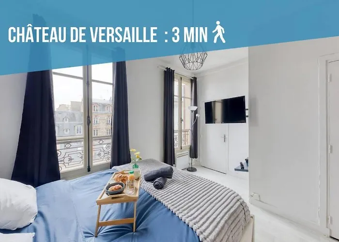Apartment Guest Loc-le Saphir-3min Chateau Versailles